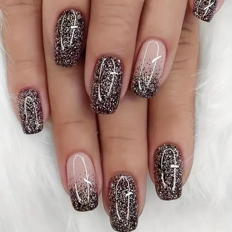 15 Sizes-30 Pcs Acrylic Press On Nails XSS223| 【SPECIAL BONUS】FREE Professional Adhesive Tabs Included