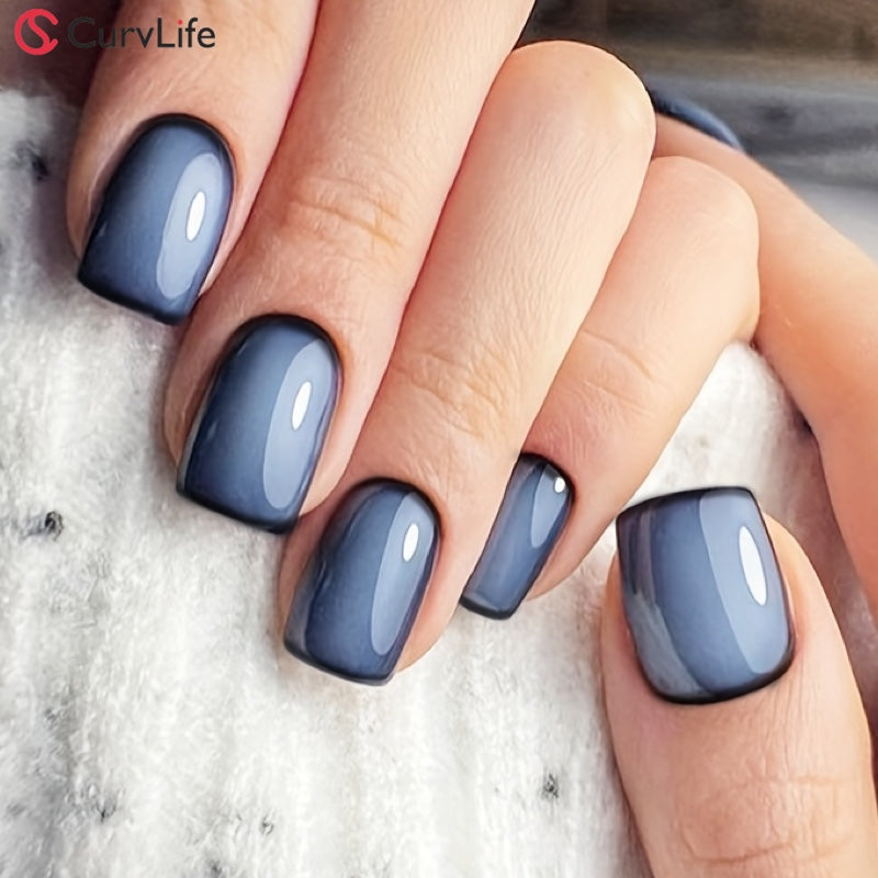 15 Sizes-30 Pcs Acrylic Press On Nails JP06-050-B31| 【SPECIAL BONUS】FREE Professional Adhesive Tabs Included