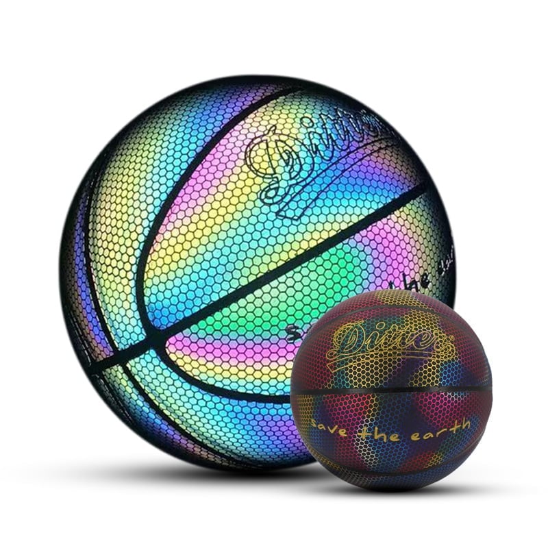 Holographic Reflective Glowing BasketballSoccerFootball (Rubgy)VolleyballBaseball