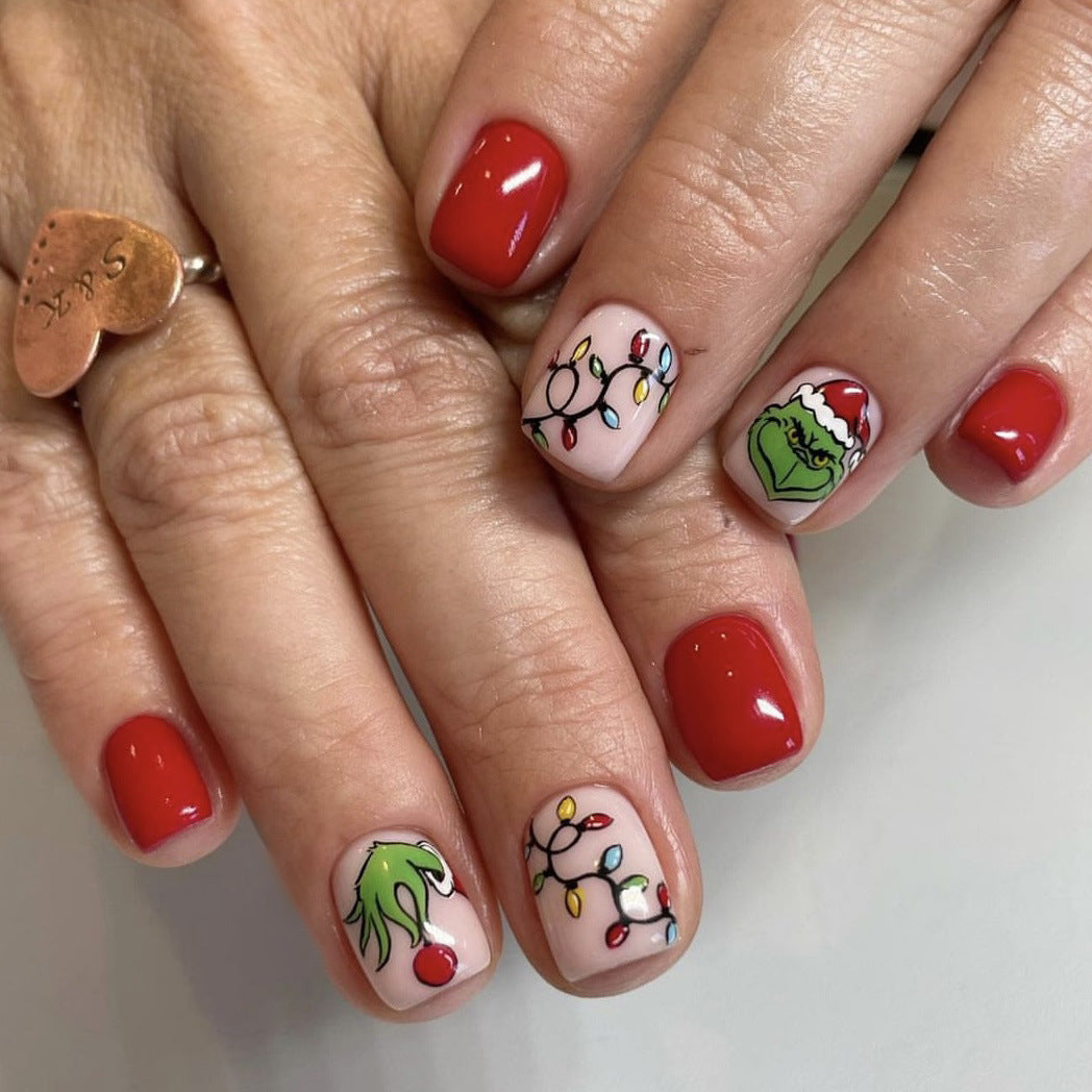 15 Sizes-30 Pcs Acrylic Press On Nails C212| 【SPECIAL BONUS】FREE Professional Adhesive Tabs Included