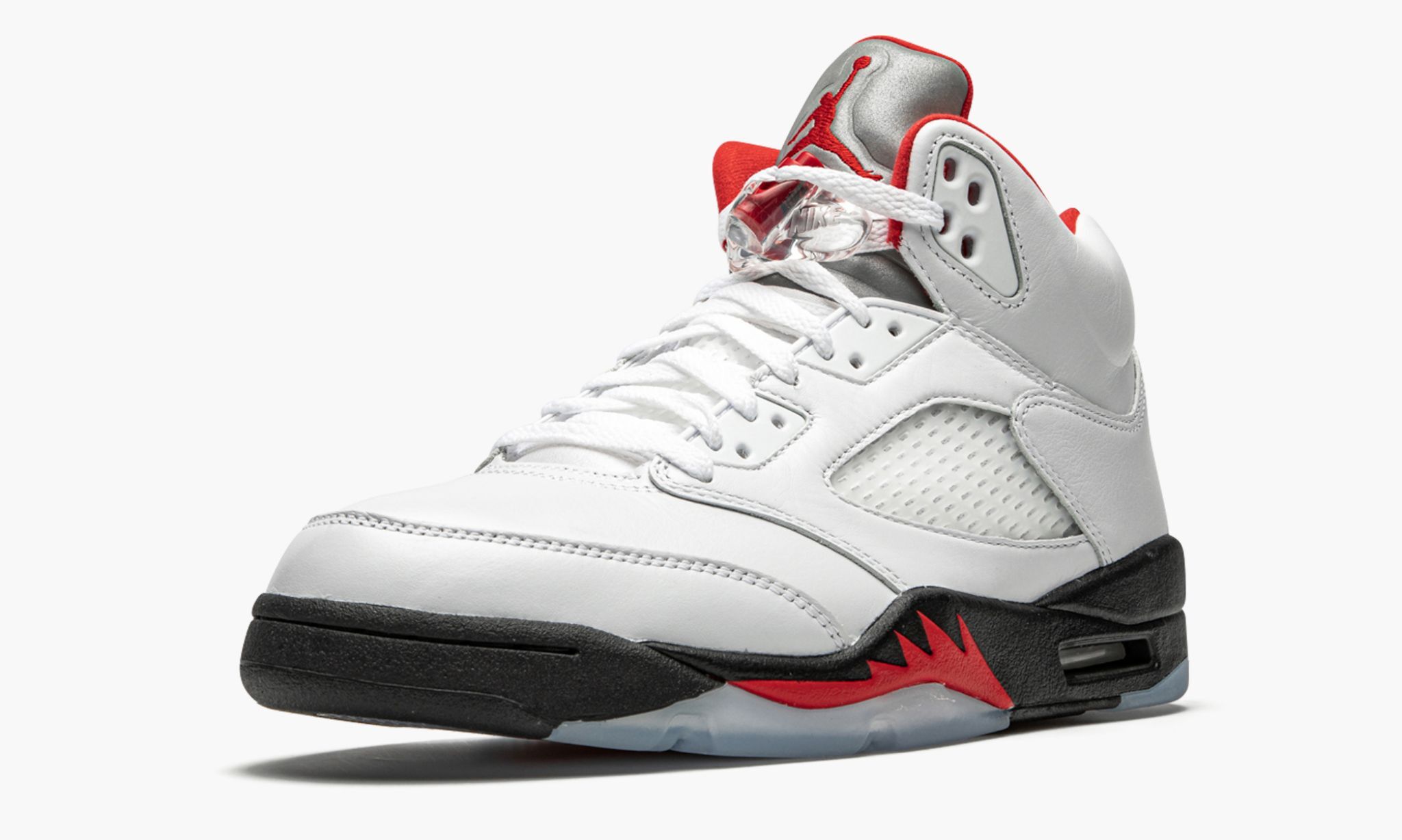 JORDAN 5 RETRO Fire Red Silver Tongue 2020
