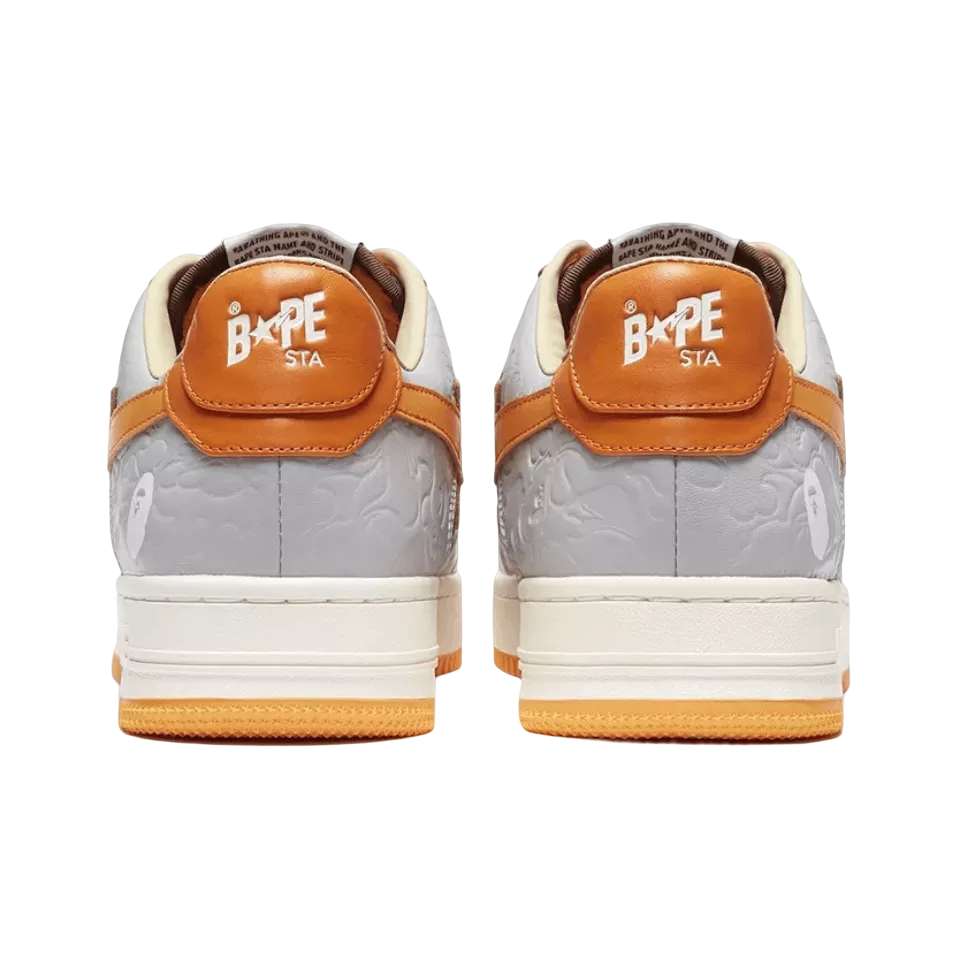 Bape Sta Low Grey Orange