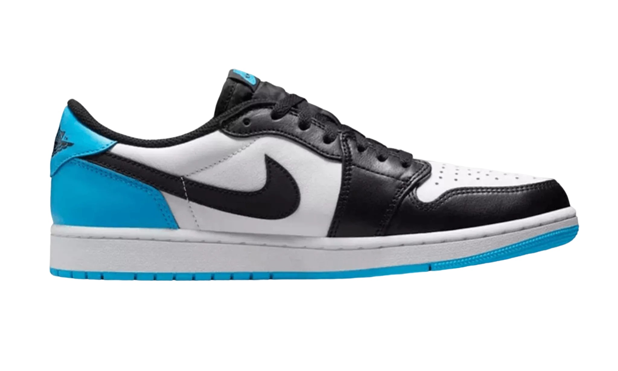 Jordan 1 Retro Low OG Black Dark Powder Blue