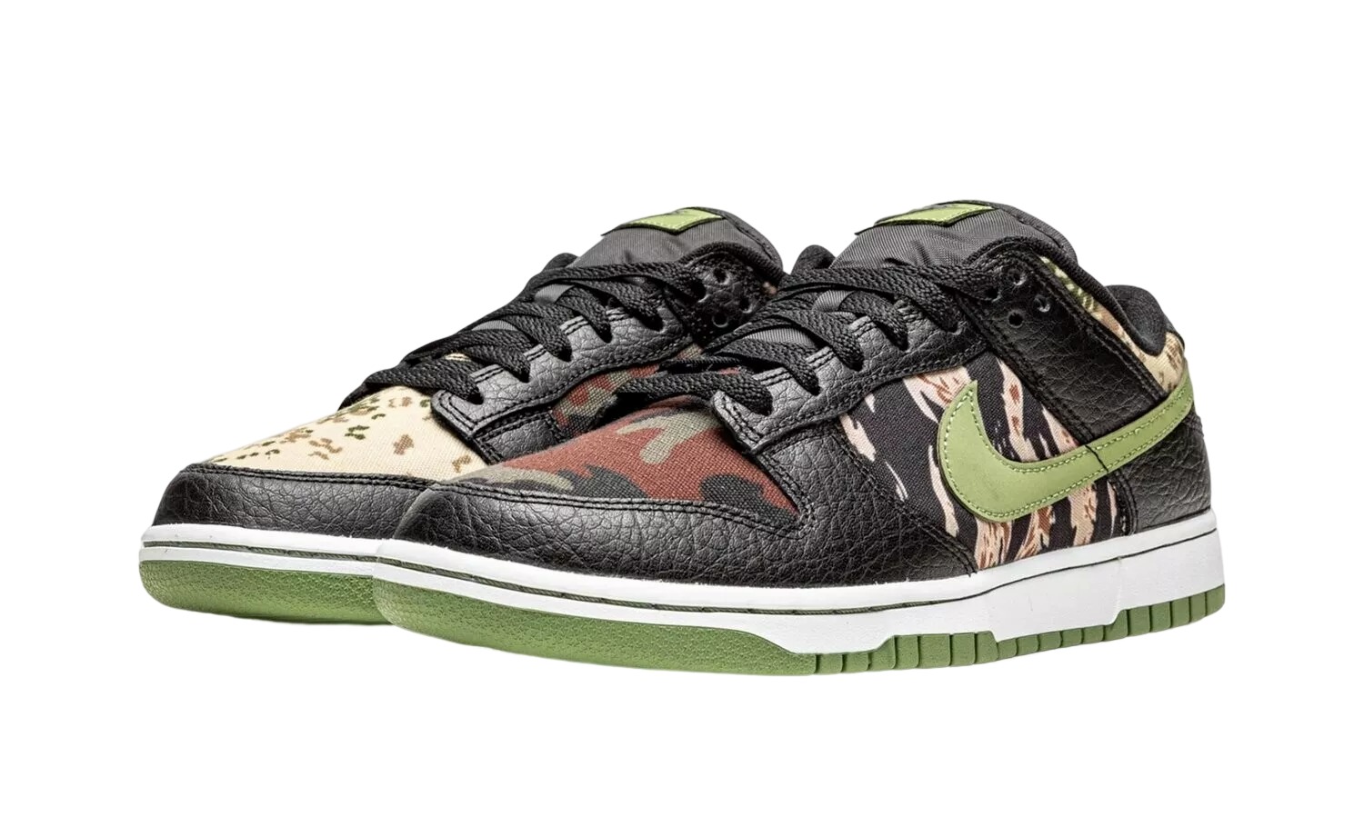 NIKE DUNK LOW Black Multi Camo