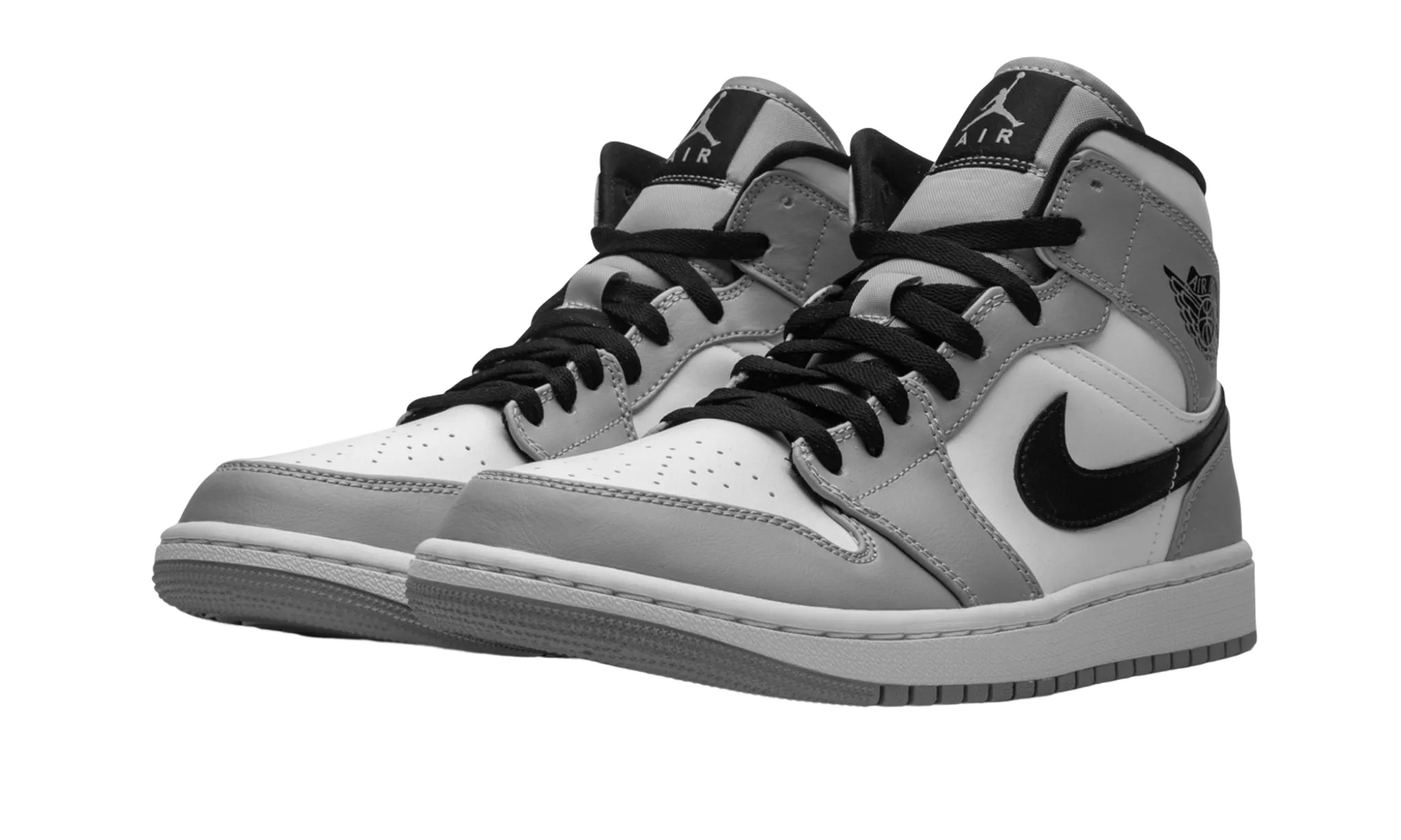 JORDAN 1 MID Light Smoke Grey