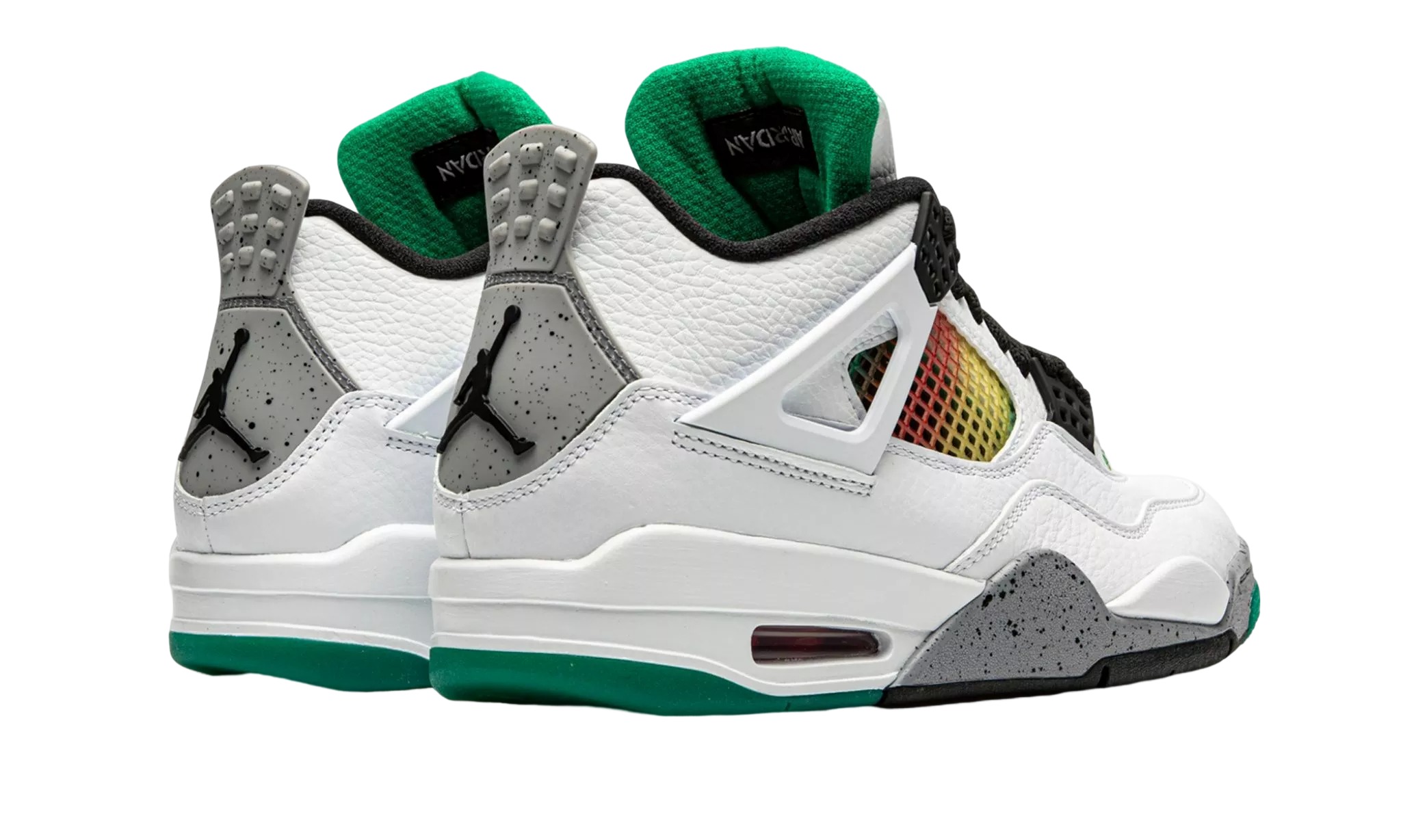 JORDAN 4 RETRO WMNS Rasta Lucid Green