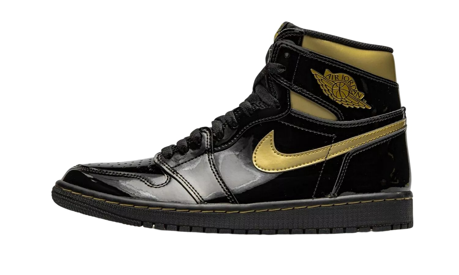 JORDAN 1 RETRO HIGH OG Black Metallic Gold
