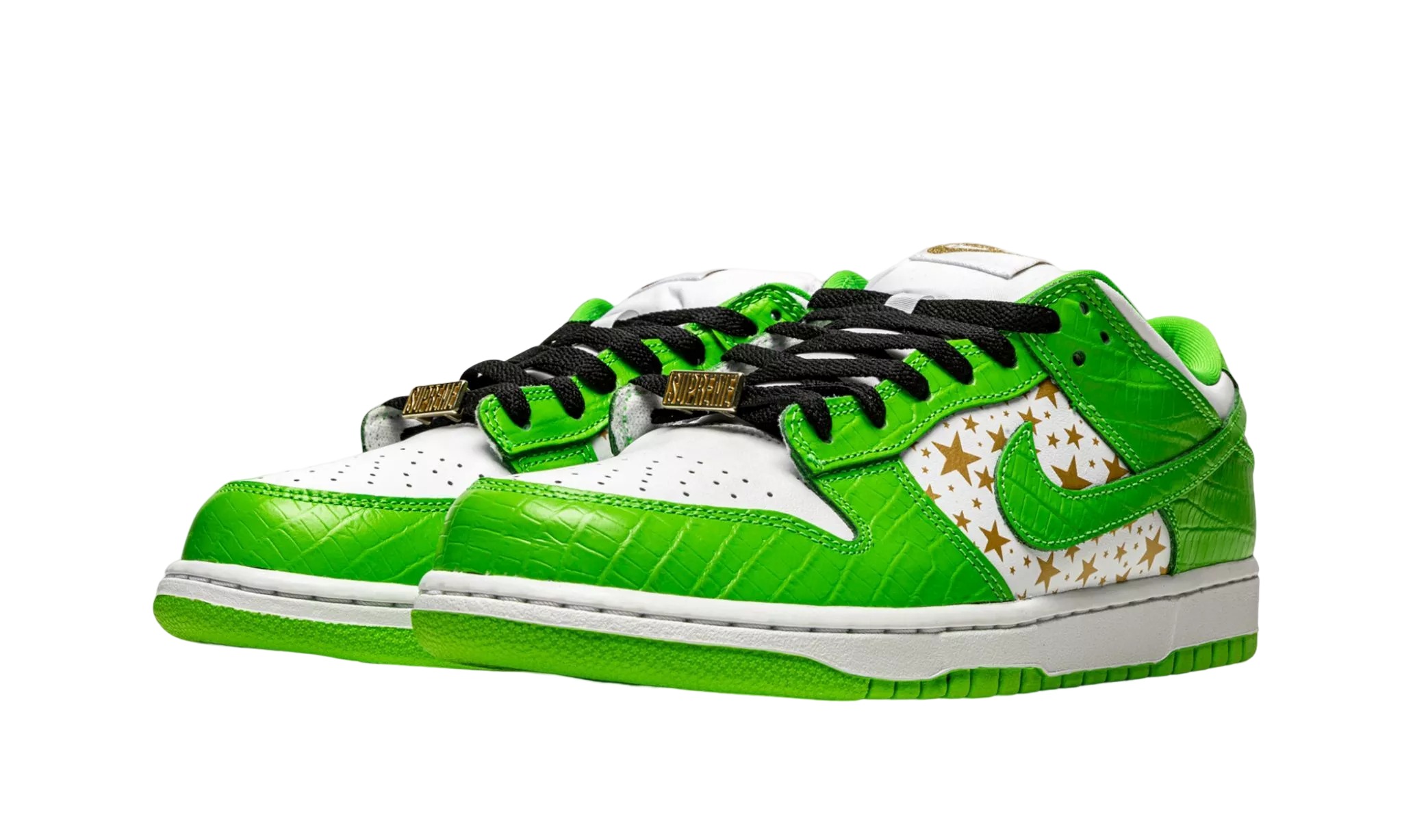 NIKE SB DUNK LOW Supreme Stars Mean Green