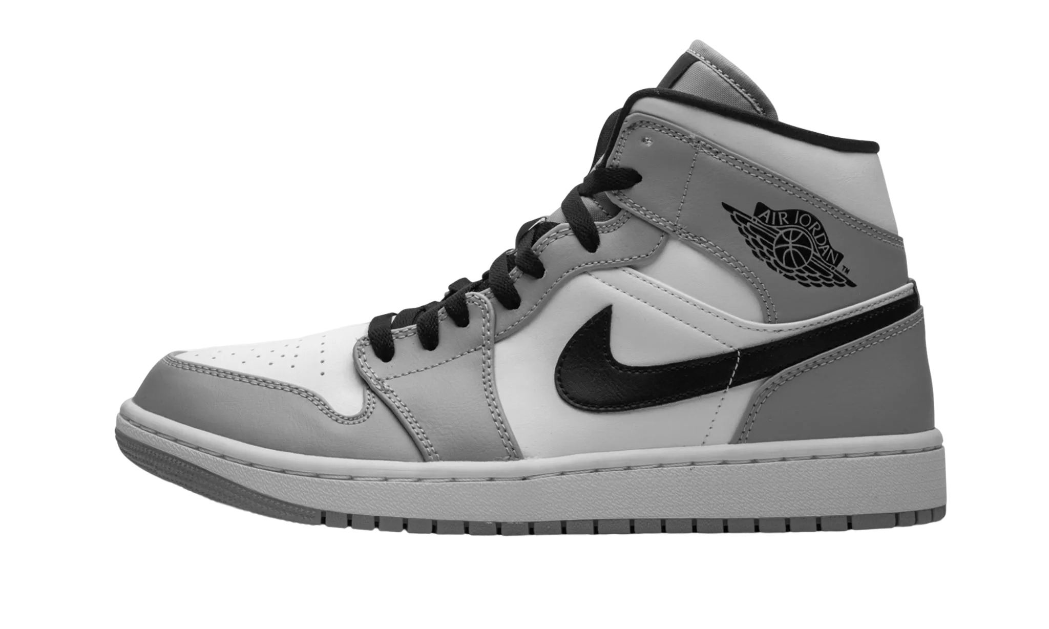 JORDAN 1 MID Light Smoke Grey