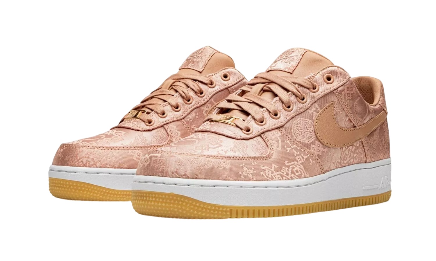 NIKE AIR FORCE 1 PRM CLOT Rose Gold Silk