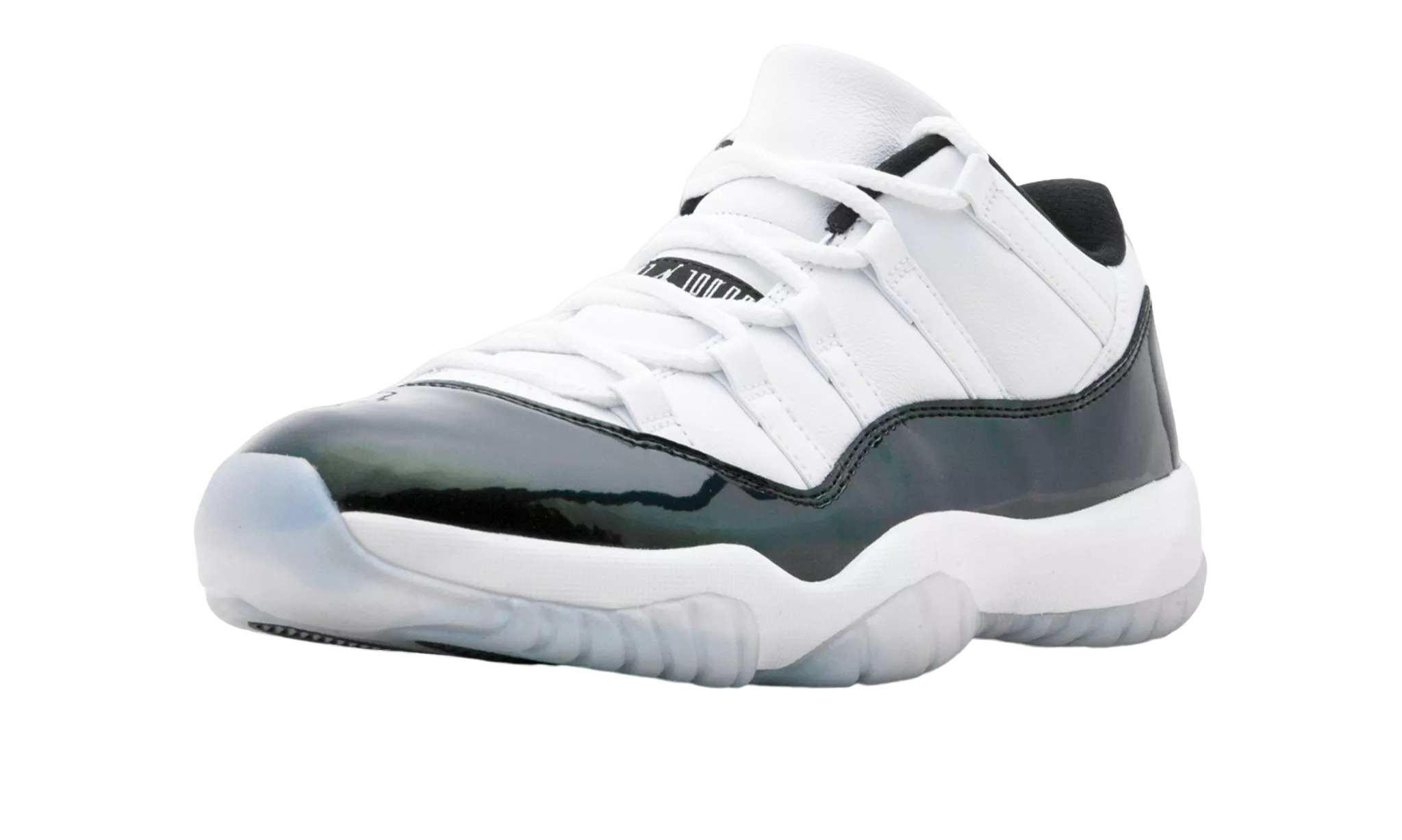 JORDAN 11 RETRO LOW Easter Emerald
