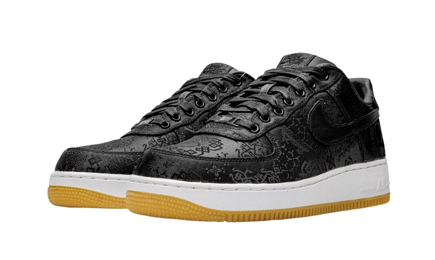 NIKE AIR FORCE 1 07 Clot x Fragment Black Silk