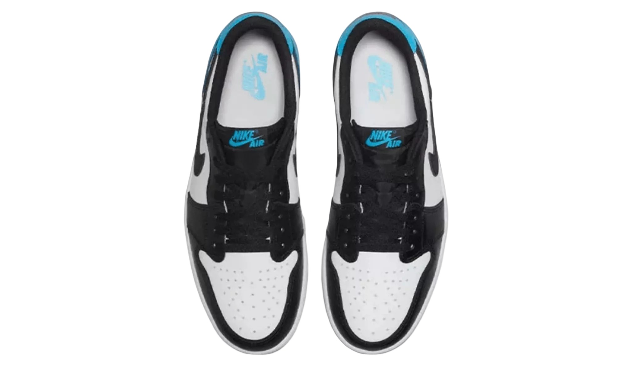 Jordan 1 Retro Low OG Black Dark Powder Blue