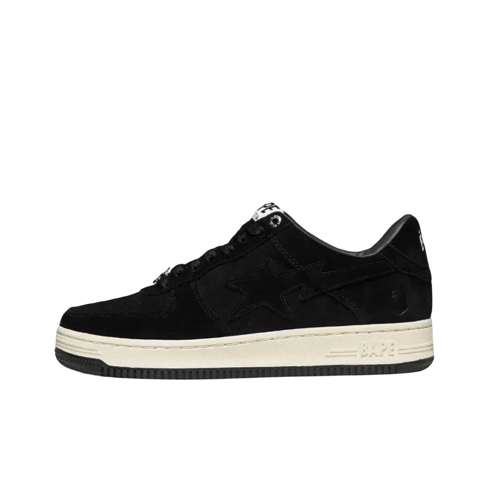 Bape Sta Black Suede