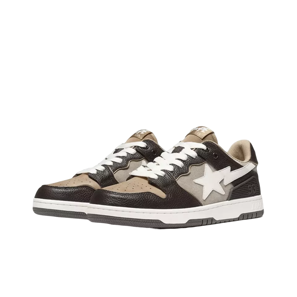 Bape SK8 Sta Brown Ivory