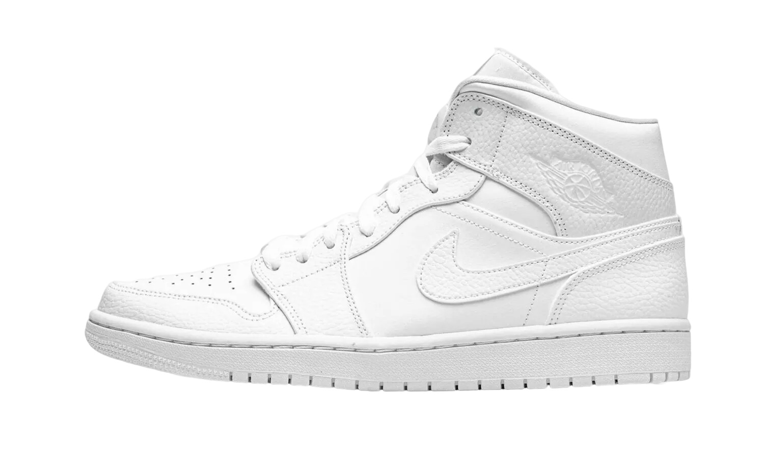 JORDAN 1 MID Triple White