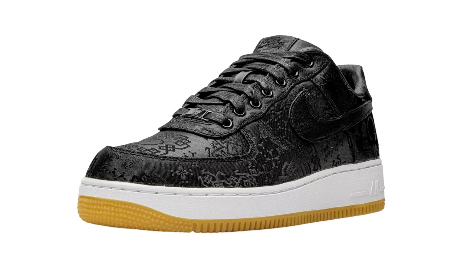 NIKE AIR FORCE 1 07 Clot x Fragment Black Silk