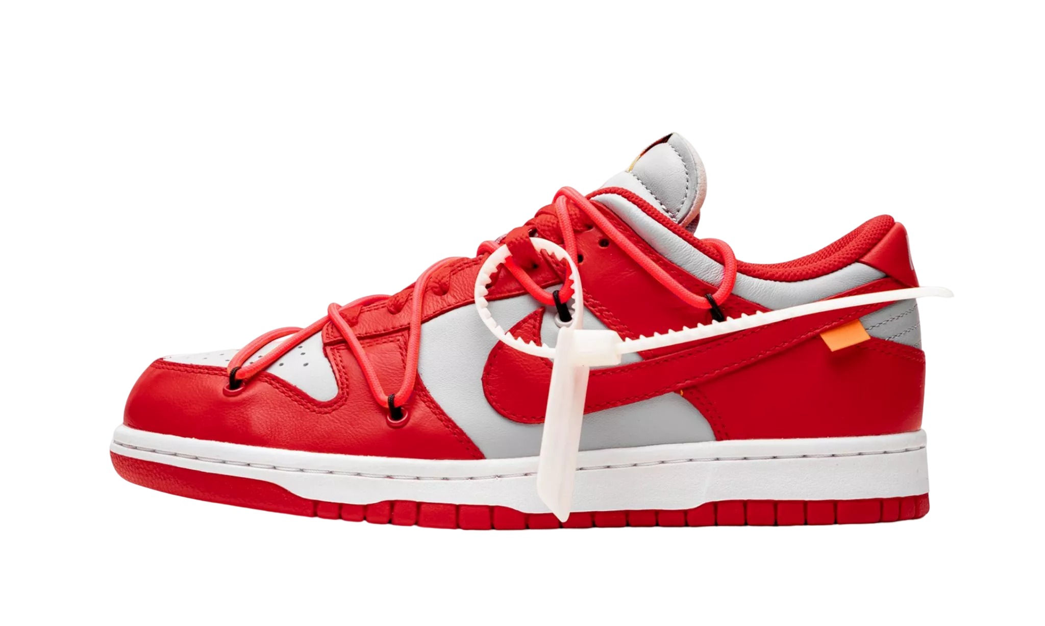 DUNK LOW Off White University Red