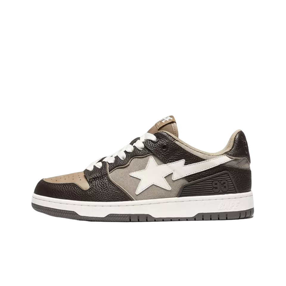 Bape SK8 Sta Brown Ivory