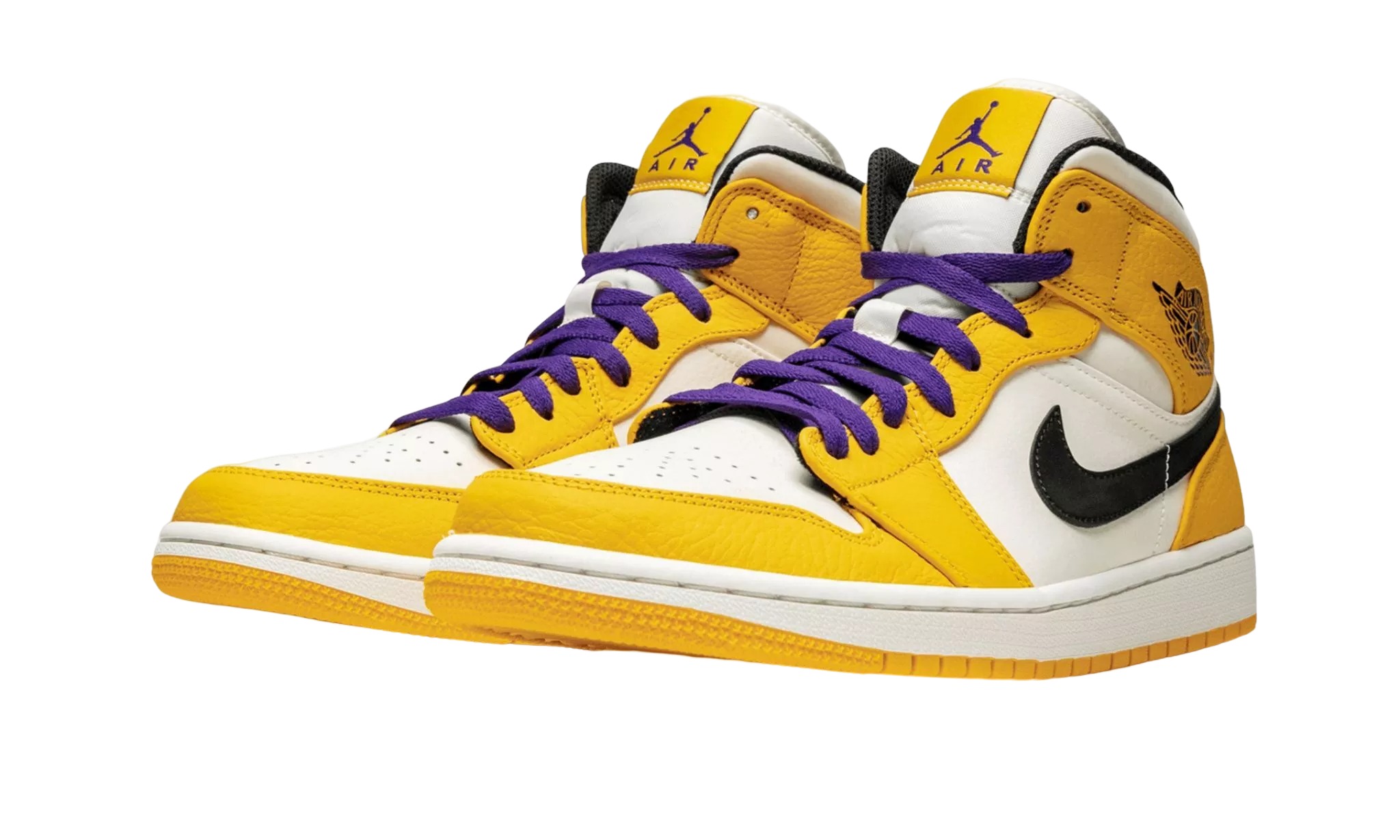 JORDAN 1 MID SE Lakers