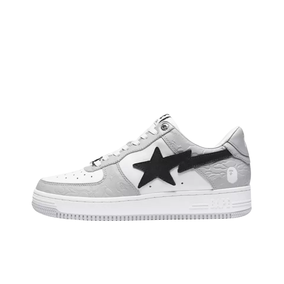 Bape Sta Low Grey Black