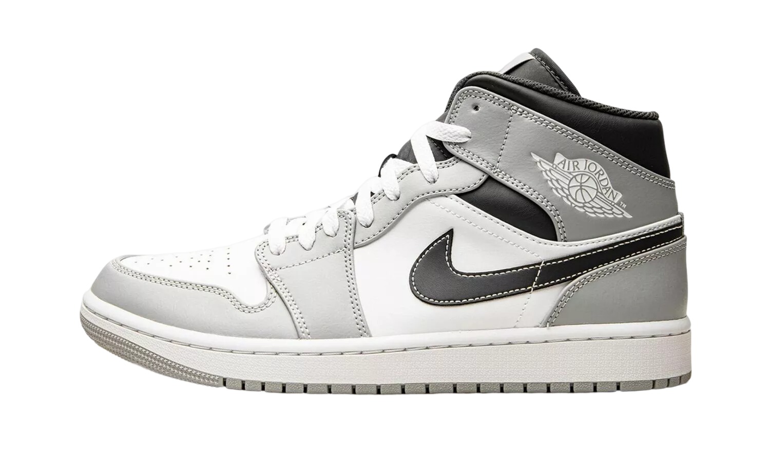 JORDAN 1 MID Light Smoke Grey 2.0