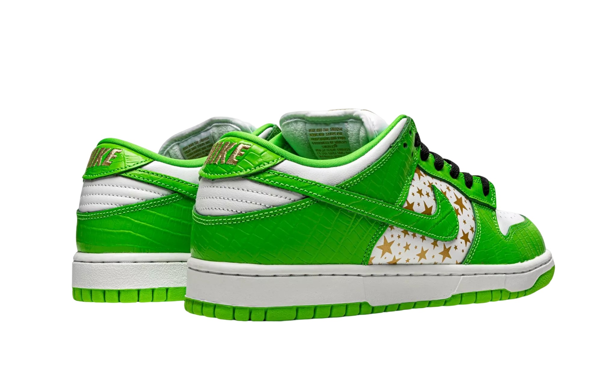NIKE SB DUNK LOW Supreme Stars Mean Green