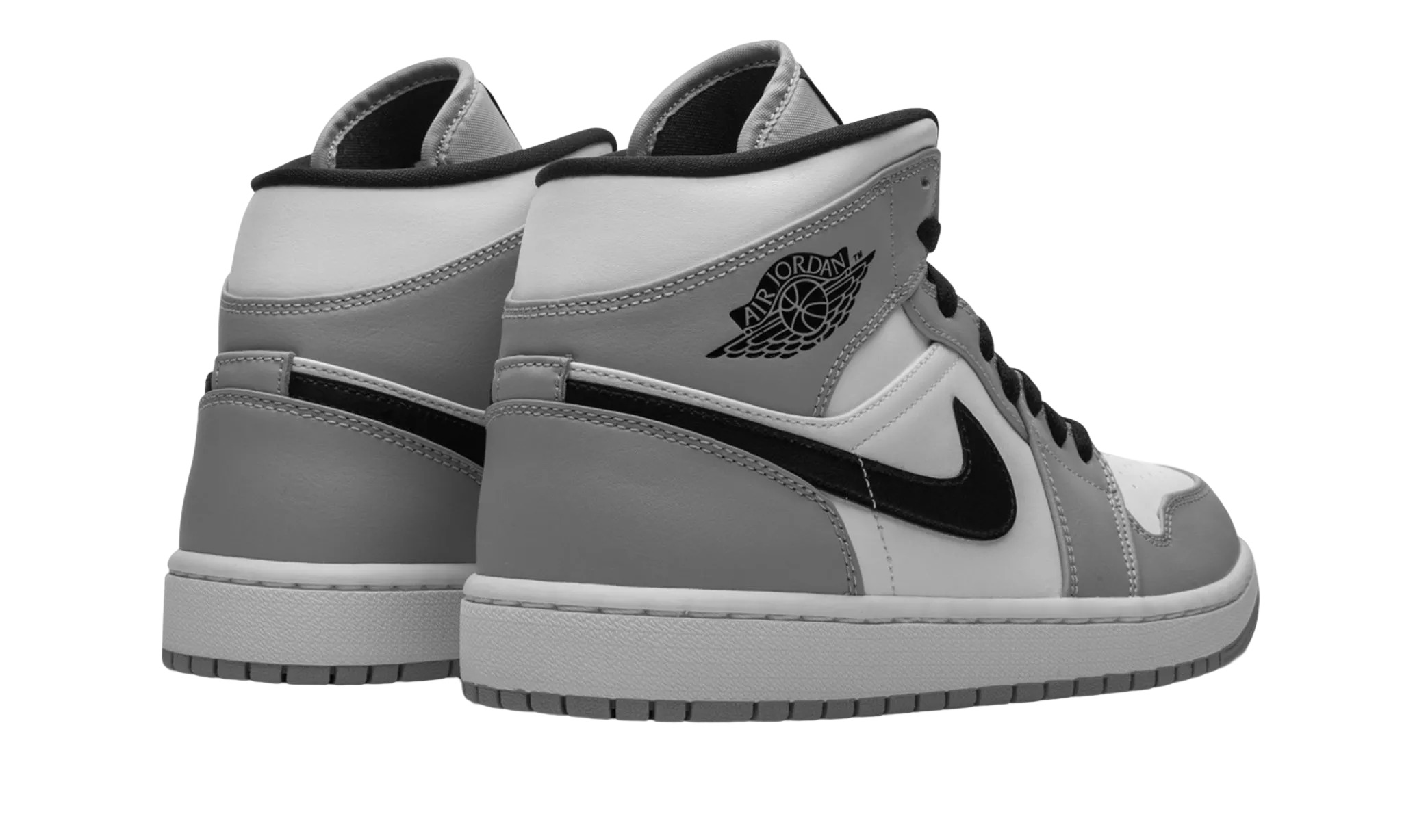 JORDAN 1 MID Light Smoke Grey