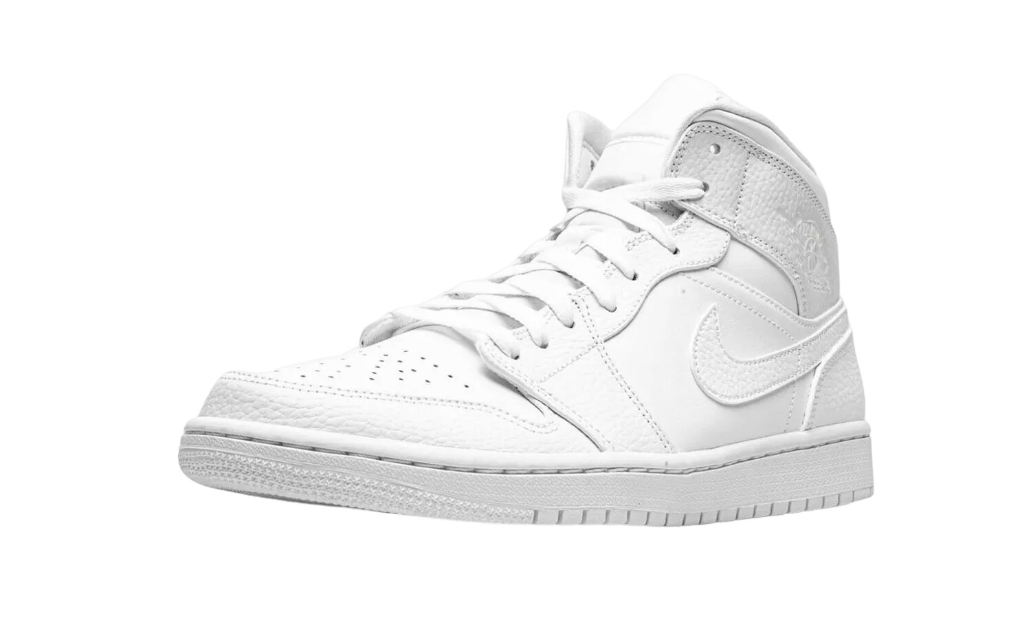 JORDAN 1 MID Triple White