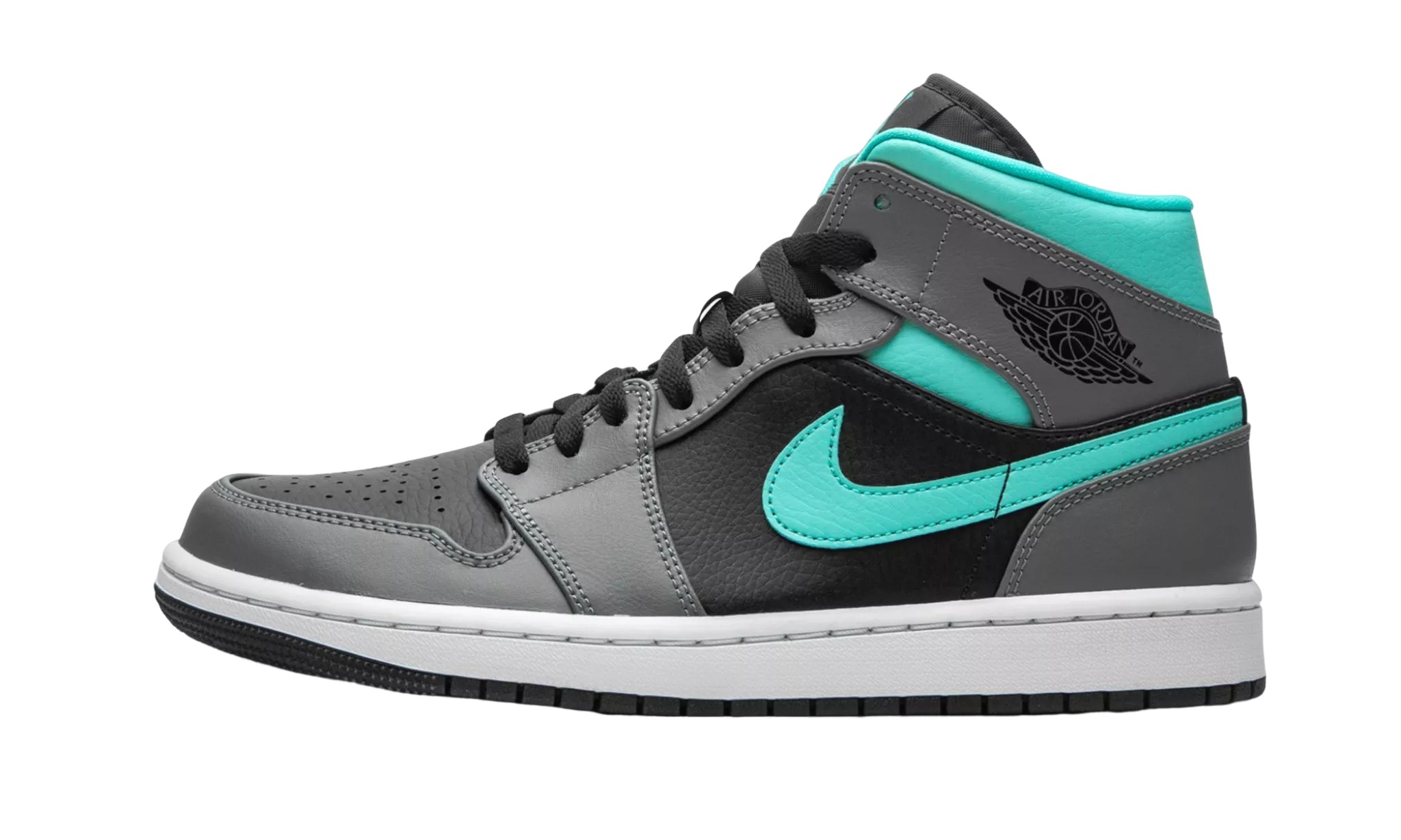 JORDAN 1 MID Grey Aqua