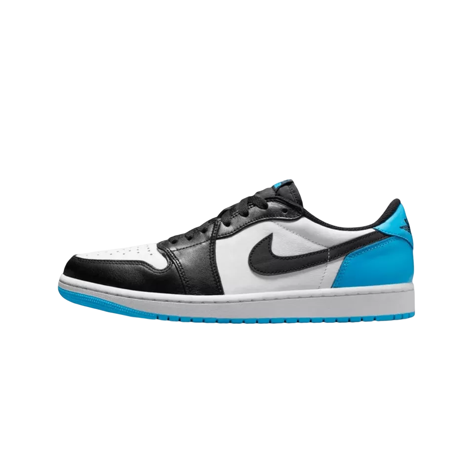 Jordan 1 Retro Low OG Black Dark Powder Blue