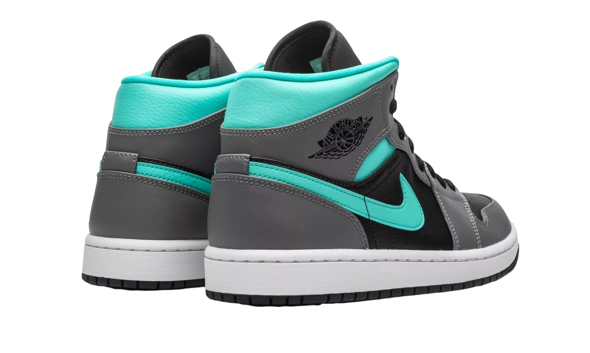 JORDAN 1 MID Grey Aqua