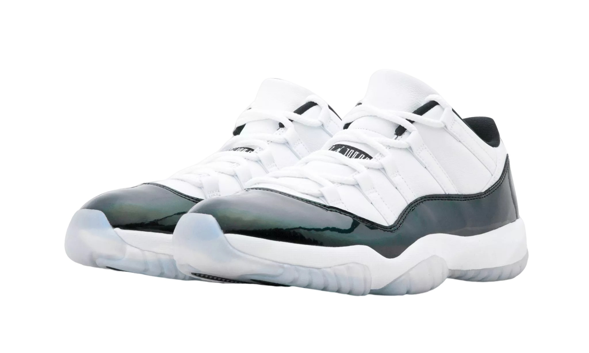 JORDAN 11 RETRO LOW Easter Emerald