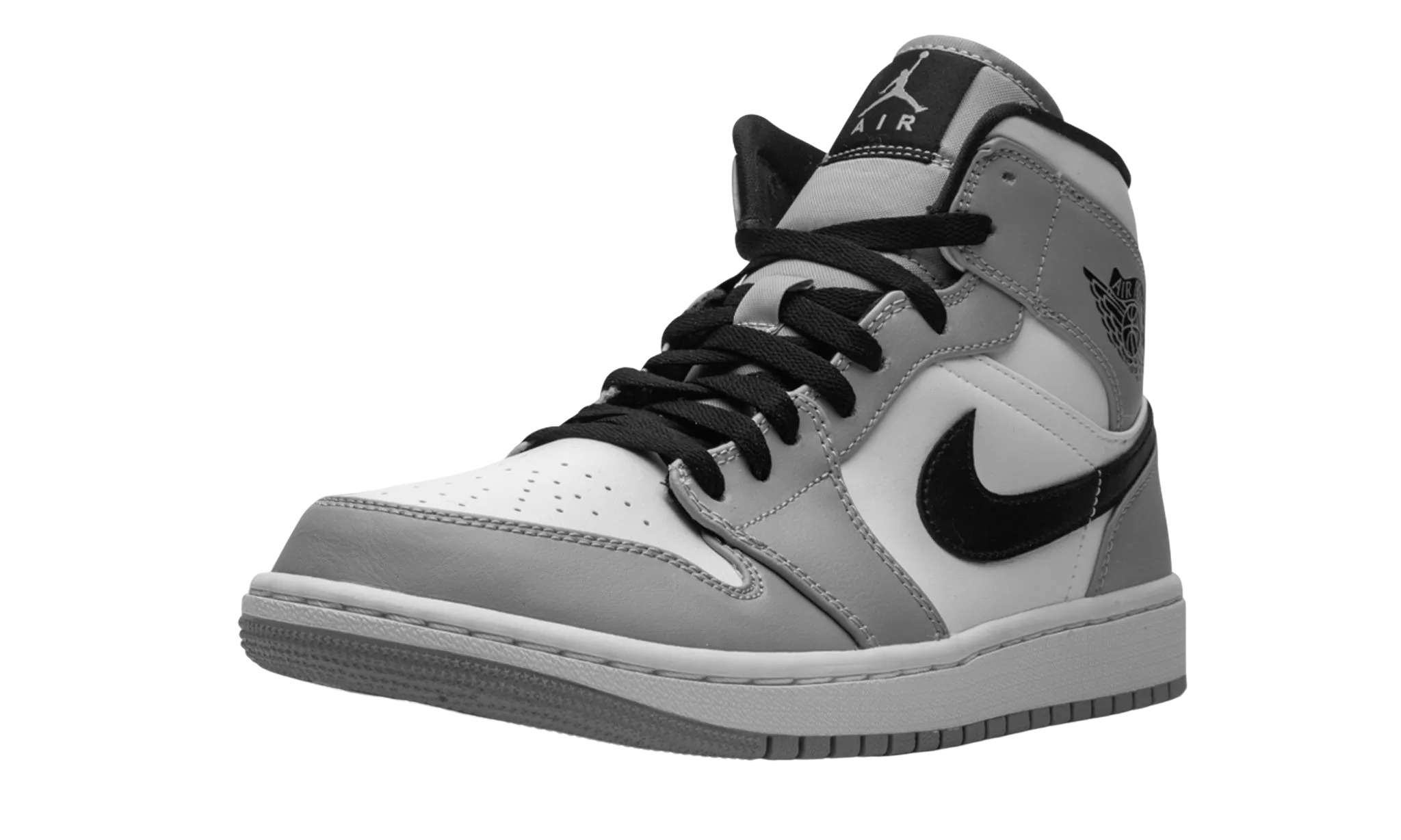 JORDAN 1 MID Light Smoke Grey