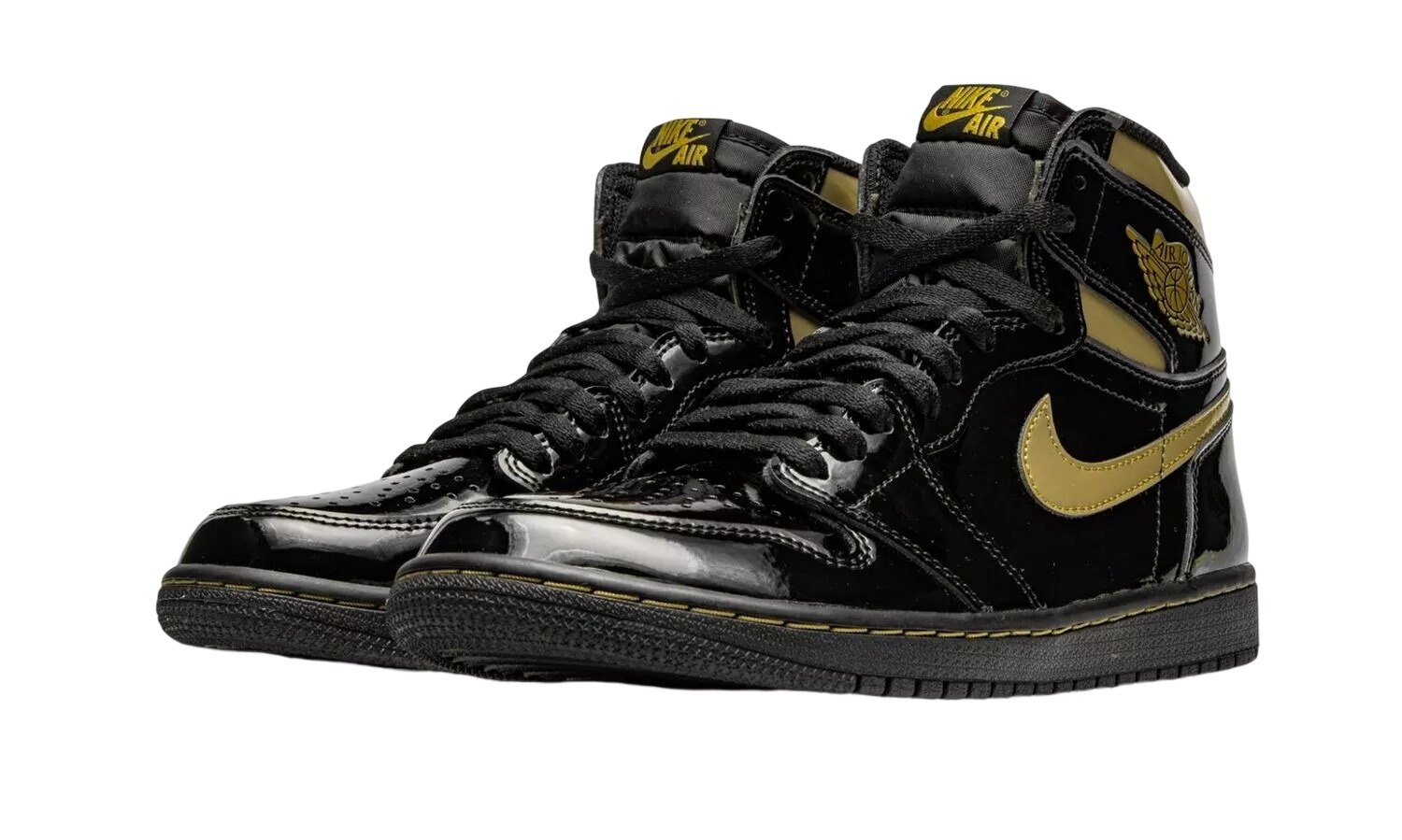JORDAN 1 RETRO HIGH OG Black Metallic Gold