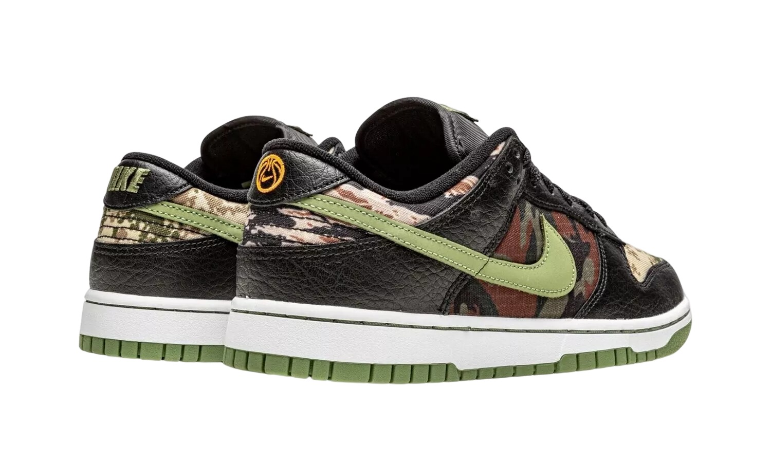 NIKE DUNK LOW Black Multi Camo