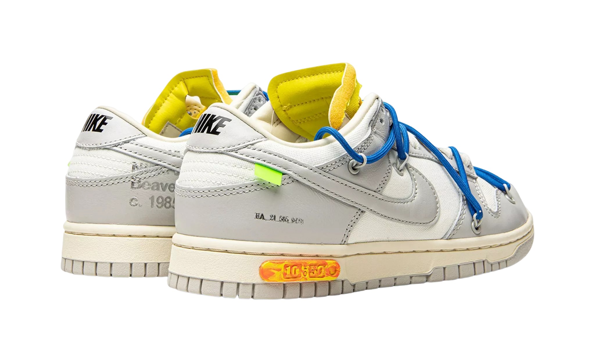 NIKE DUNK LOW OFF WHITE Lot 10 50