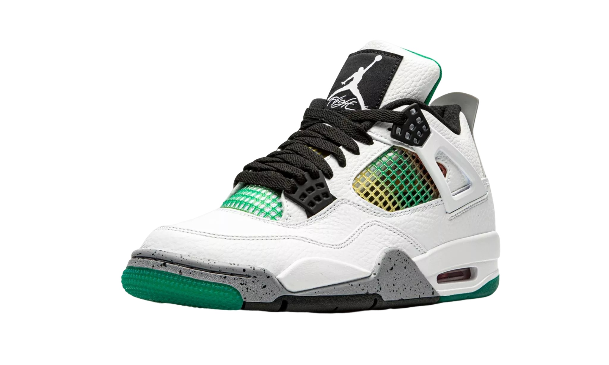 JORDAN 4 RETRO WMNS Rasta Lucid Green
