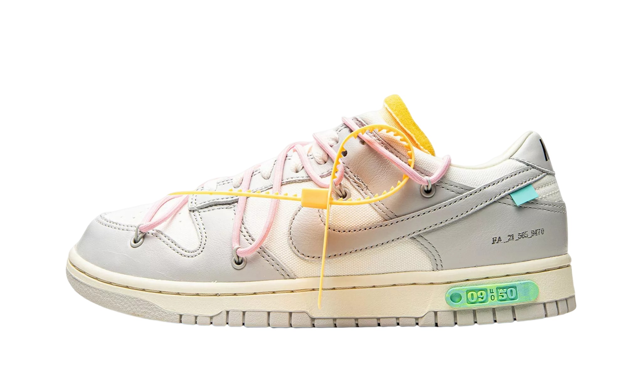 NIKE DUNK LOW OFF WHITE Lot 09 50