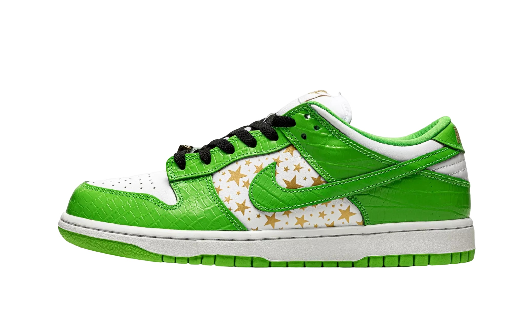 NIKE SB DUNK LOW Supreme Stars Mean Green