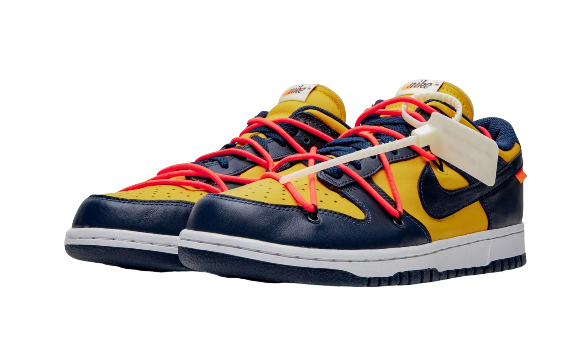 DUNK LOW Off White University Gold