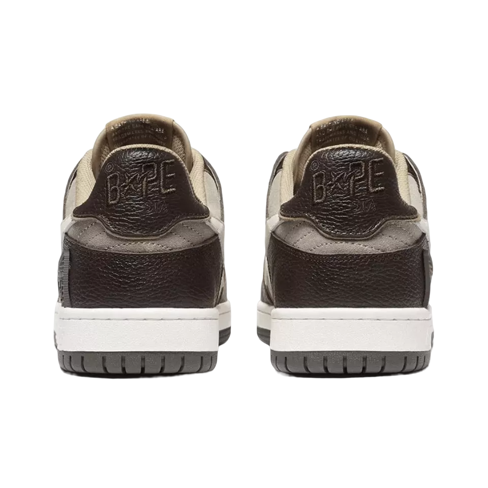 Bape SK8 Sta Brown Ivory