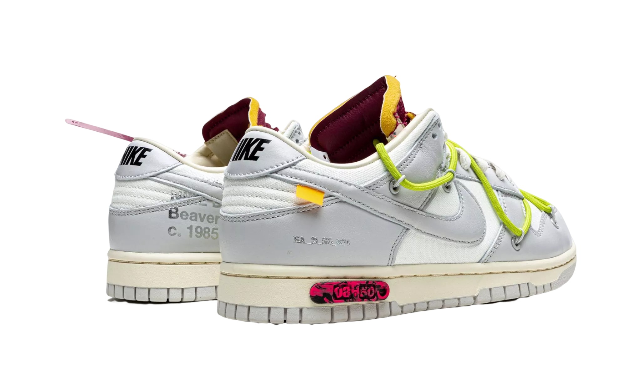 NIKE DUNK LOW OFF WHITE LOT 08 50