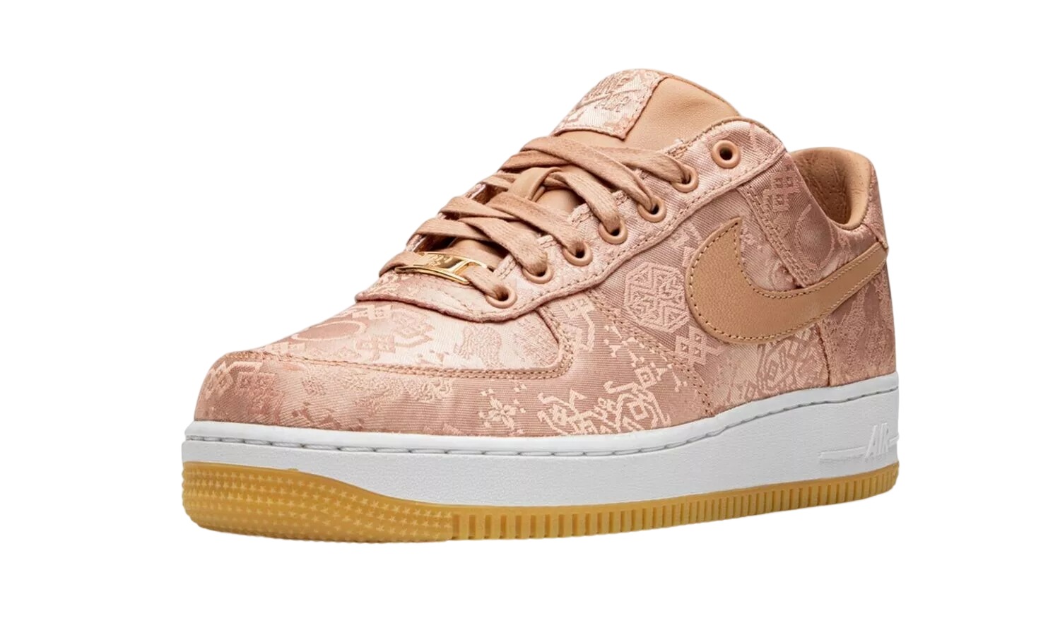 NIKE AIR FORCE 1 PRM CLOT Rose Gold Silk