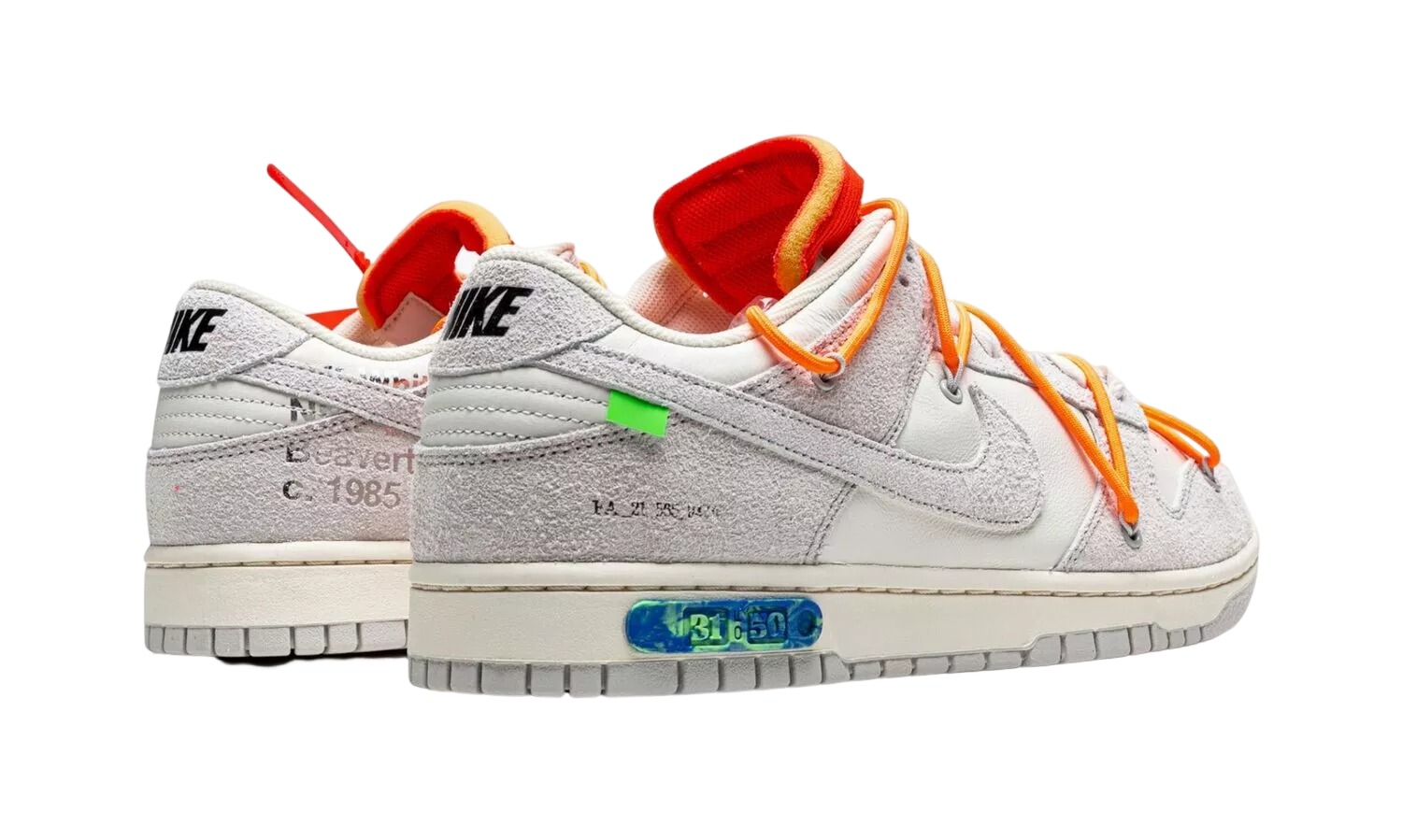 NIKE DUNK LOW OFF WHITE LOT 31 50