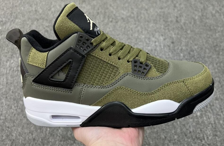 Air Jordan 4 Retro Olive Canvas