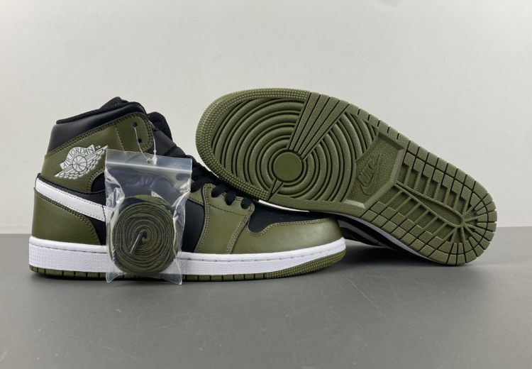 Air Jordan 1 MID Black Green