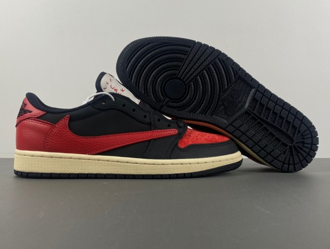 Travis Scott x Air Jordan 1 Low OG Black Red