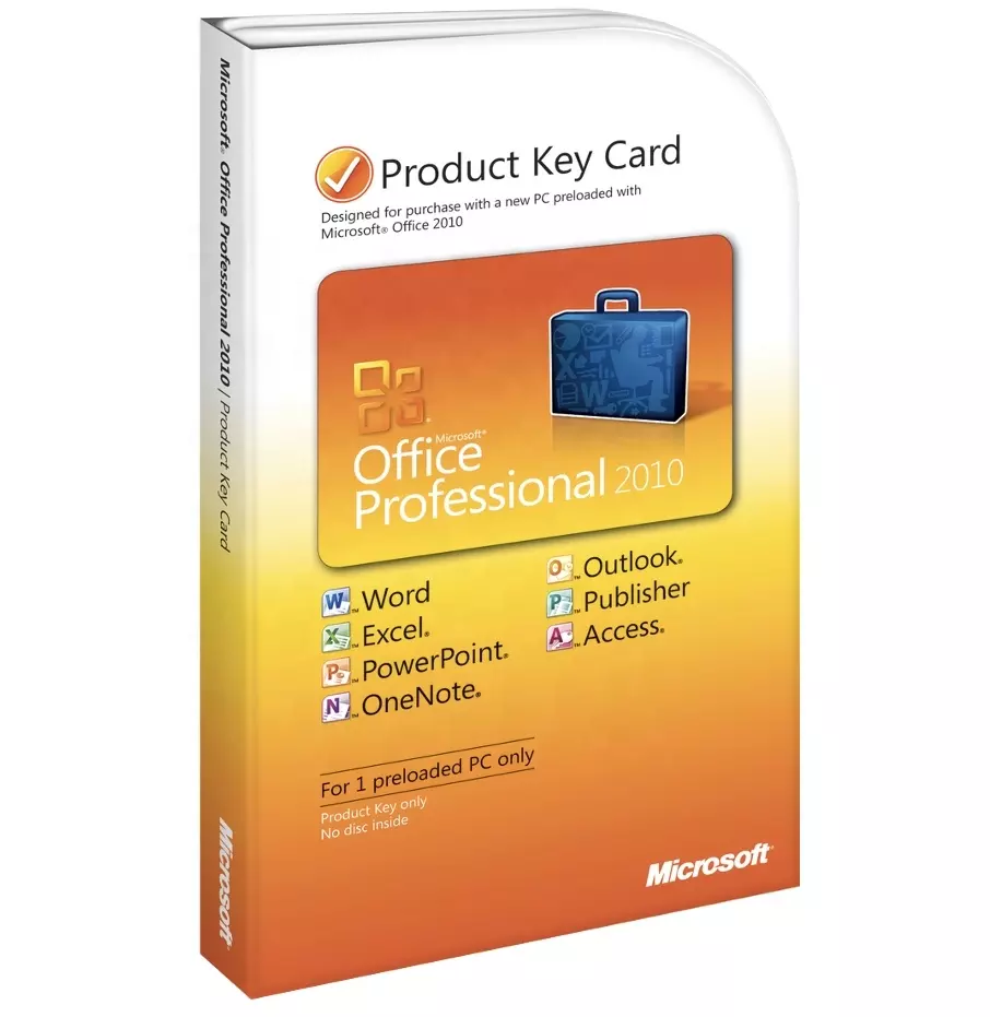 24/7 Online Email Delivery Office 2010 Professional Plus Key (5 PC) Genuine Original License Lifetime