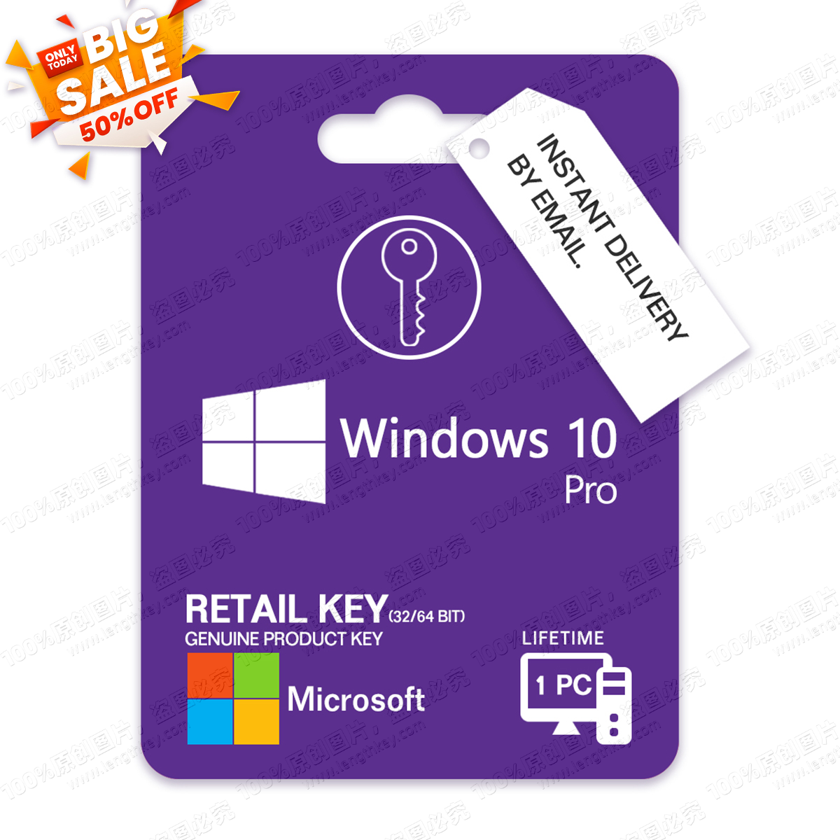 Lowest Price Instant Email Delivery Windows 10 Pro Retail Key Phone Activation Genuine Original Digital License Lifetime